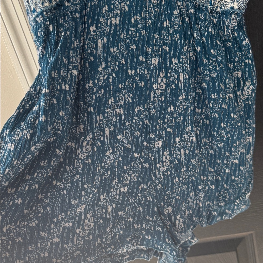 Free People Blue Patterned Jumpsuit - Picture 2 of 3